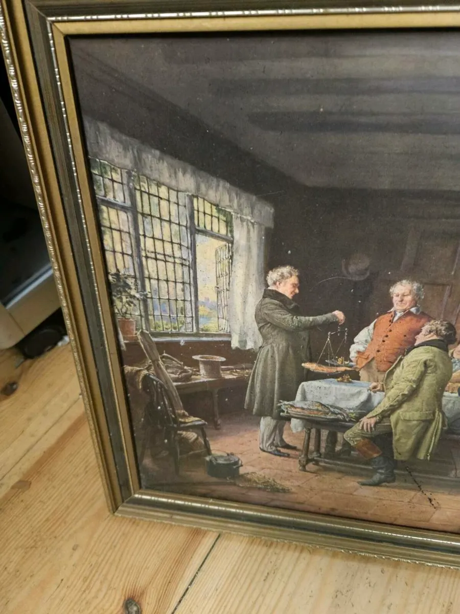 Vintage Picture Print The Discussion - Image 2