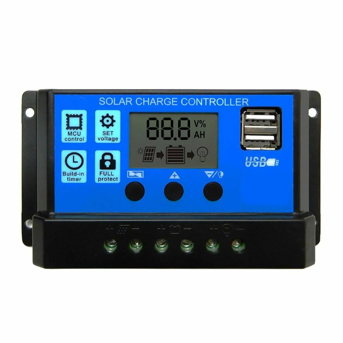 Solar Charge Controller 12V/24V 30A for boat Solar - Image 2