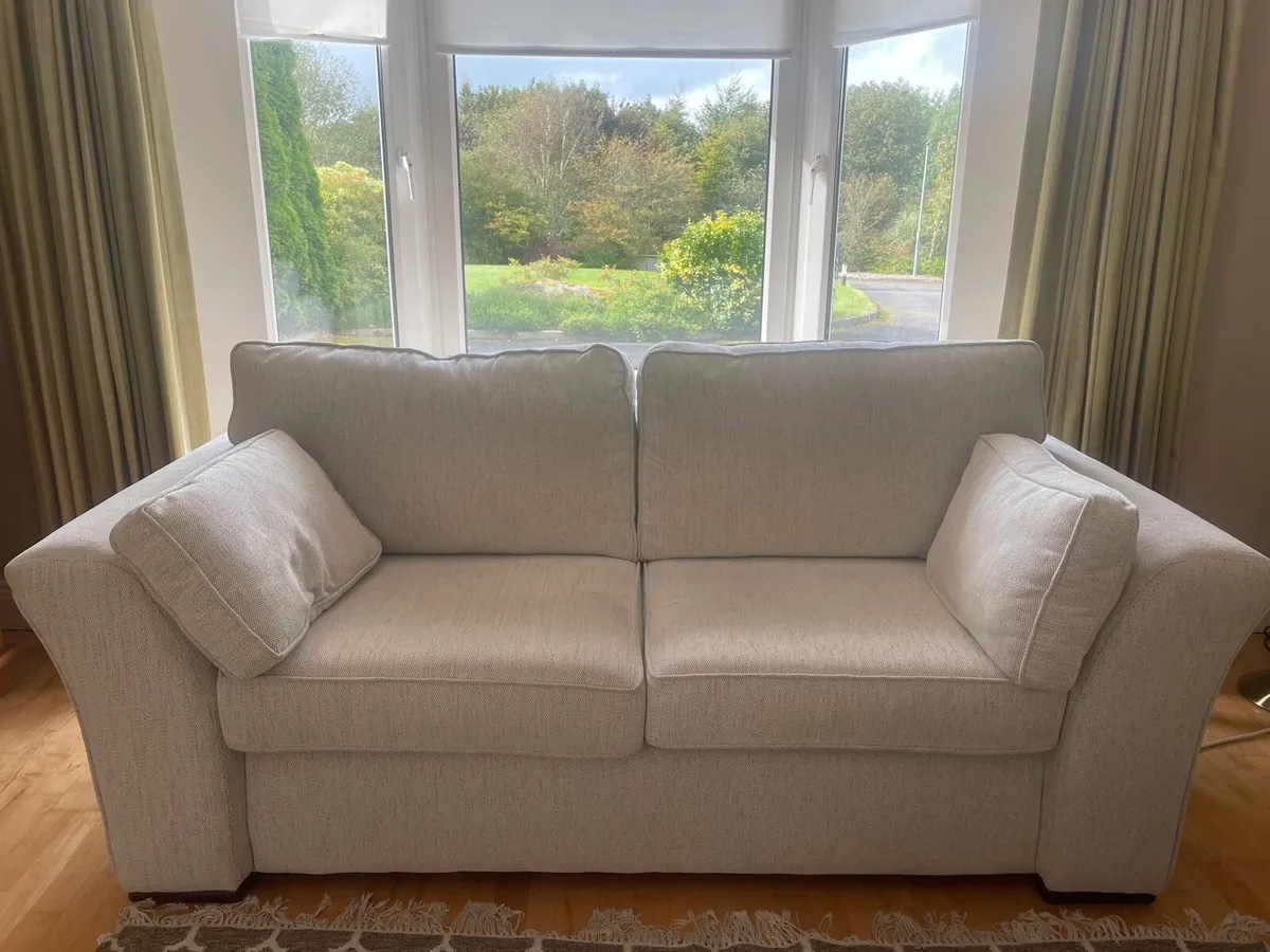 3 and 4 seater fabric sofas - Image 1