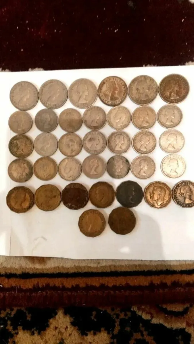 36. Vintage English coins