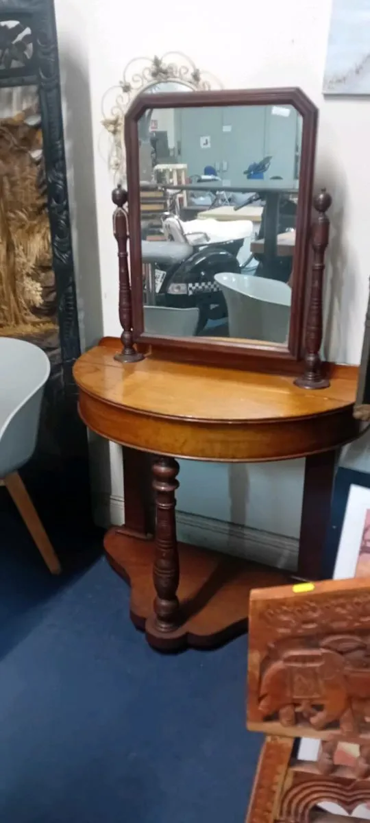 Victorian Demi Lune Hall Table - Image 1