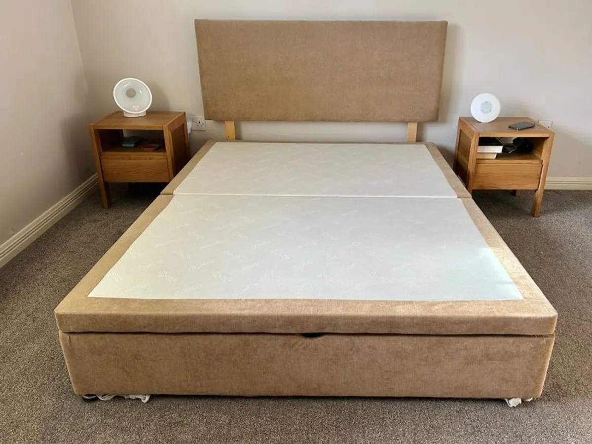 King Size Half Ottoman Bed Frame Excellent Condition - Image 1