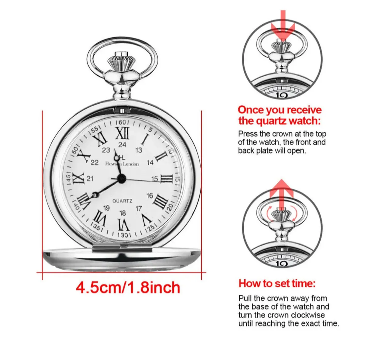 Personalised Pocket Watch "To MY SON" - Image 2