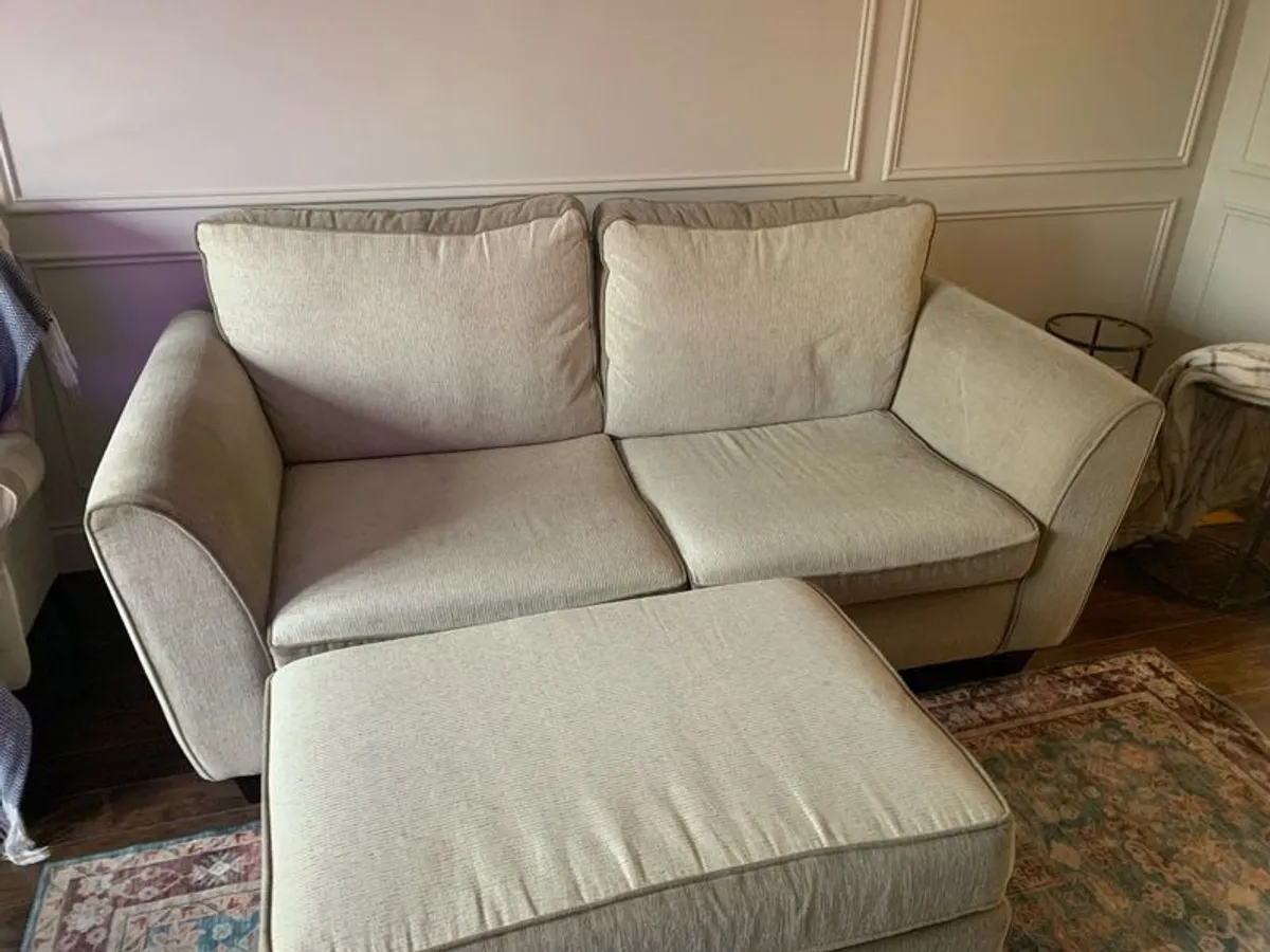 3 Seater Couch &Footstool - Image 2