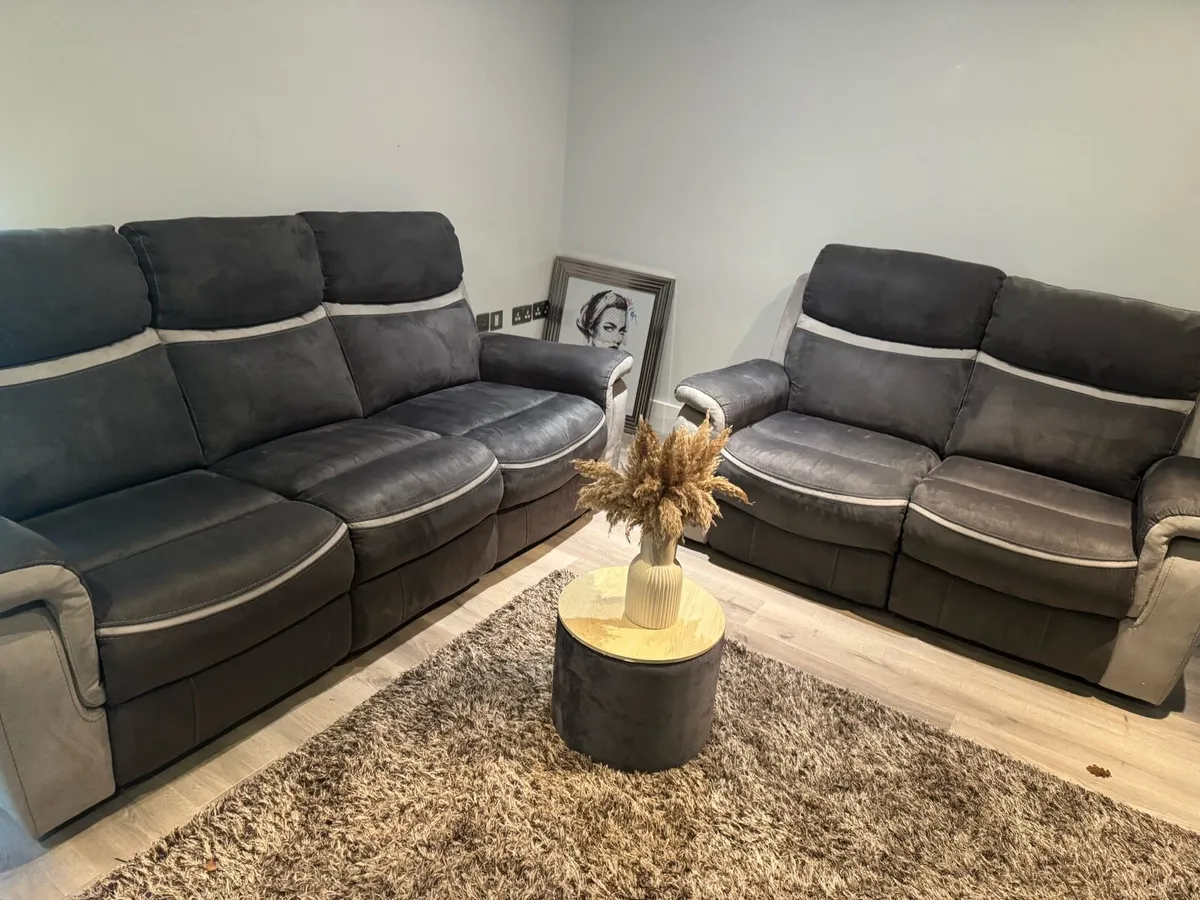 Harvey Norman 3-2 seater recliners - Image 3