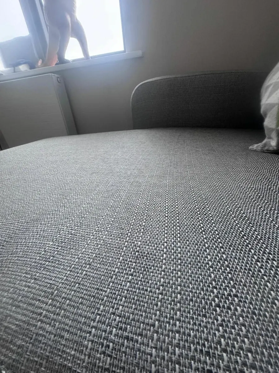 Modern Grey L-Shaped Corner Sofa – Excellent Condi - Image 3