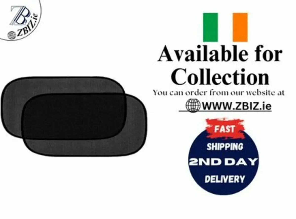 Car Window Sun Blinds – UV Protection for Kids - Image 1