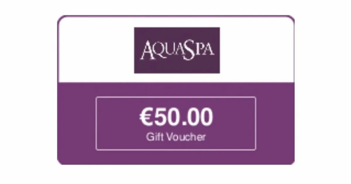 Aquaspa Cork gift voucher - Image 1