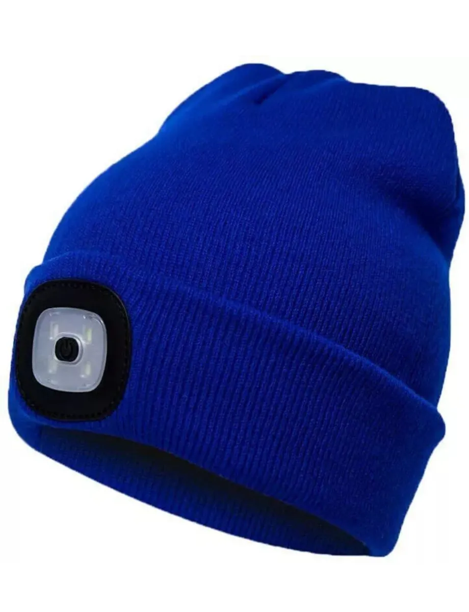 Beanie Hat with Rechargeable LED Light - Image 4