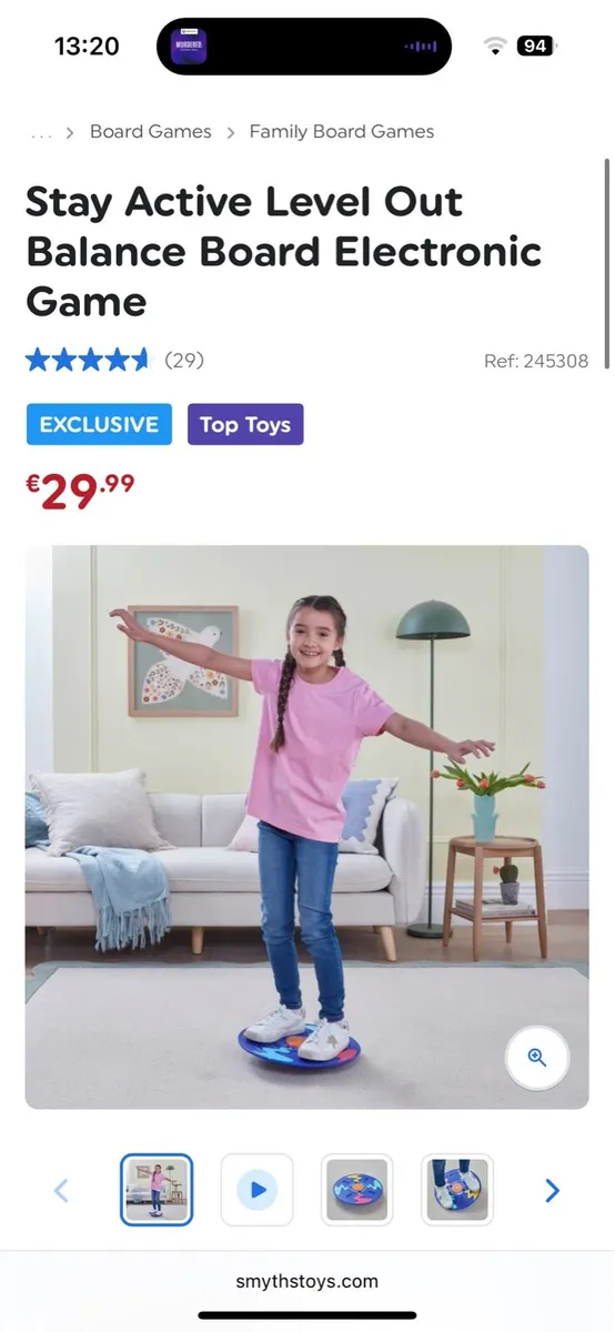 Stay active level out balance board electronic gam - Image 1