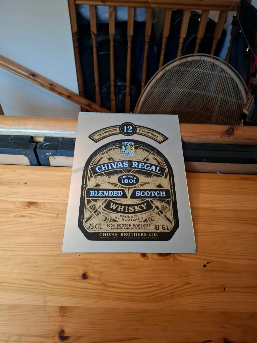 Chivas whiskey mirror