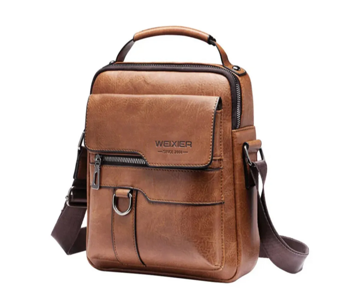 Men’s PU Leather Crossbody Shoulder Bag NEW - Image 3