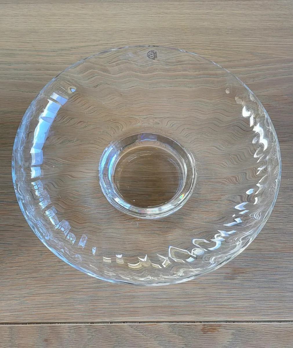 Centre piece large Dartington Crystal bowl - Image 1