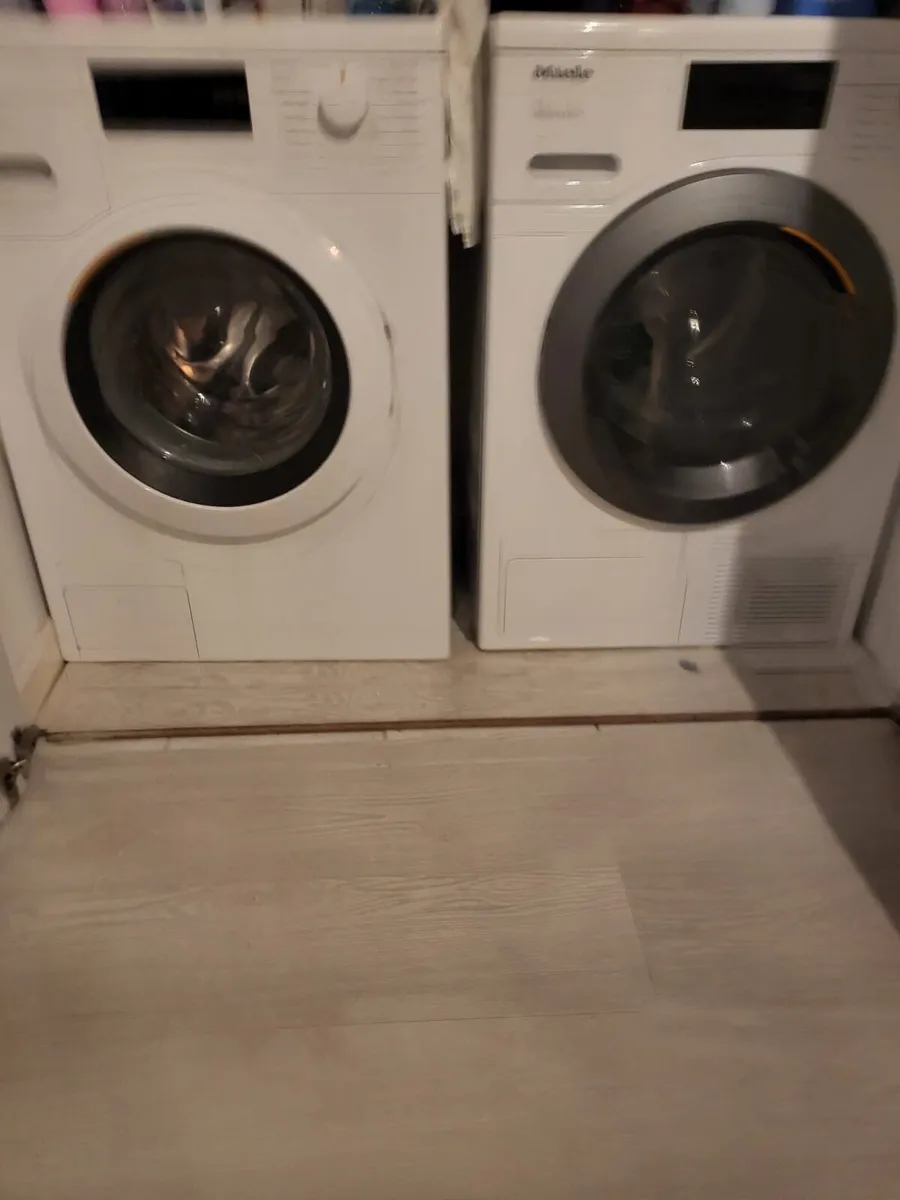 T1 ecospeed 8kg Miele washing machine and dryer