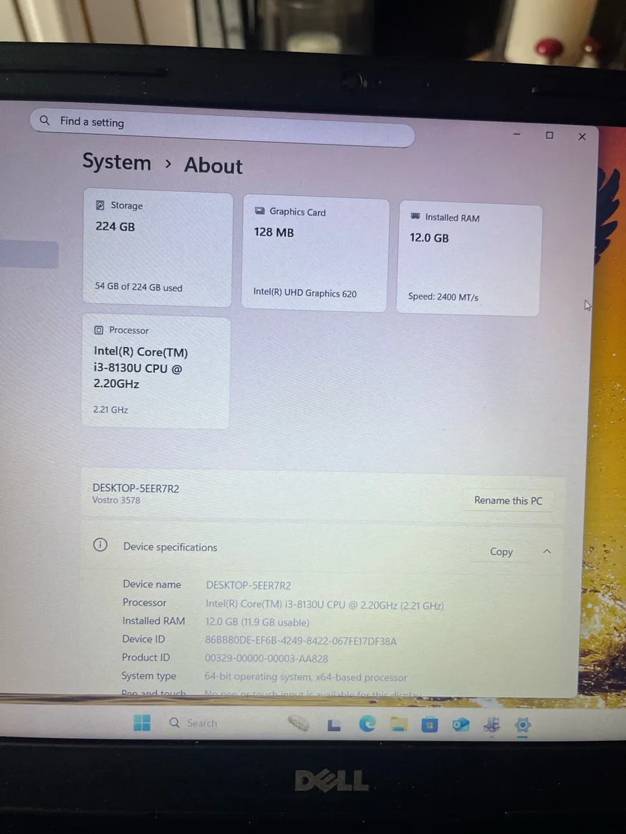 Dell i3 8gen laptop - Image 4