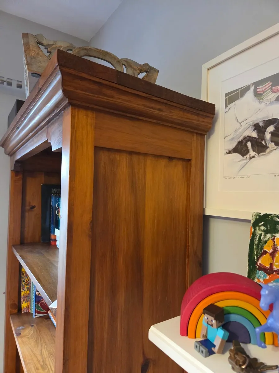 Oak book case - Image 2
