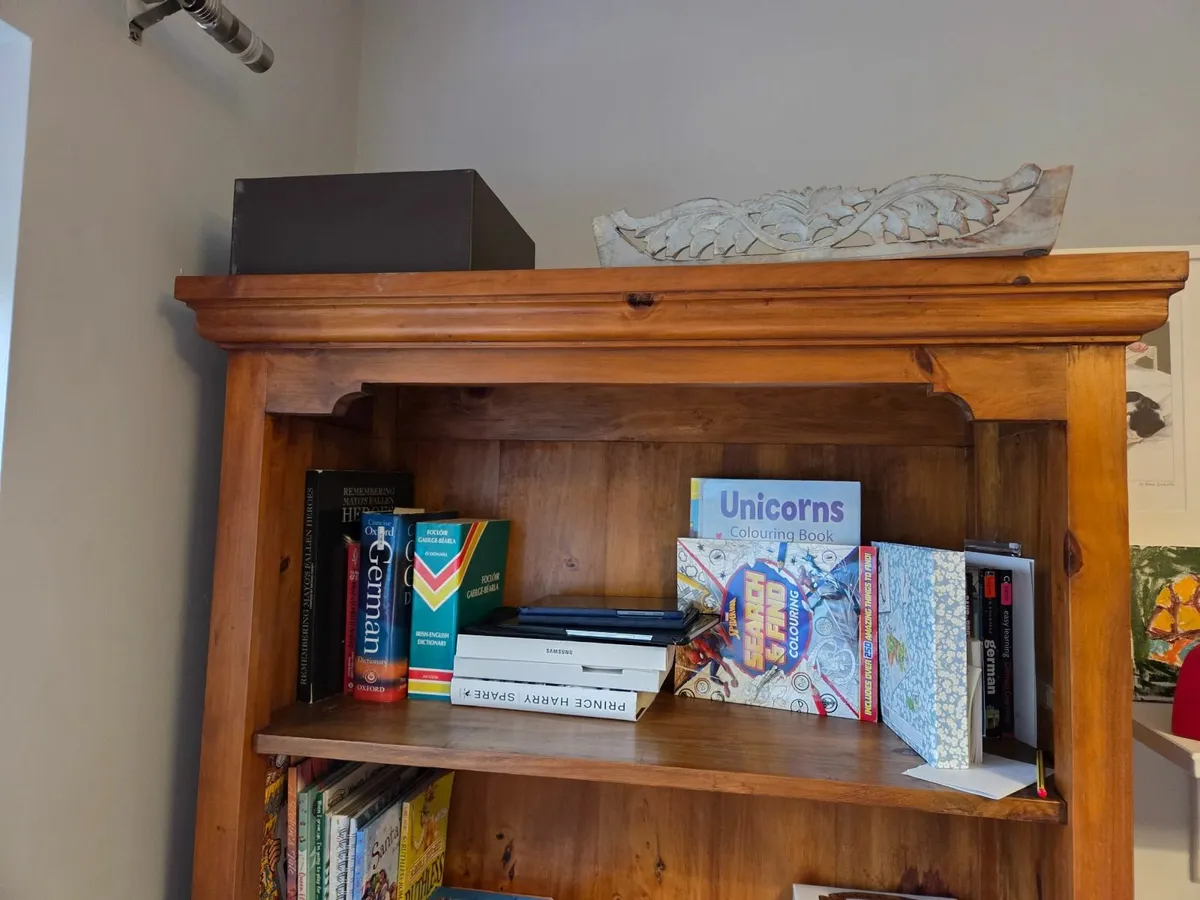 Oak book case - Image 3