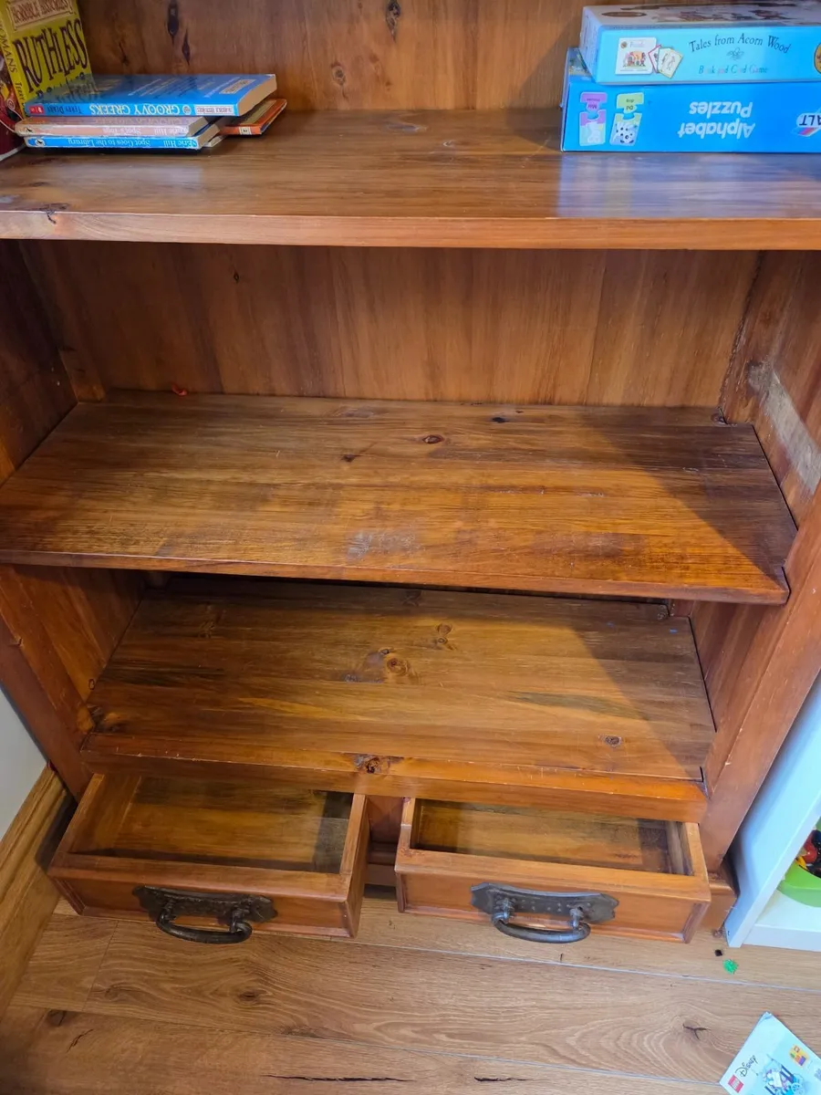 Oak book case - Image 4