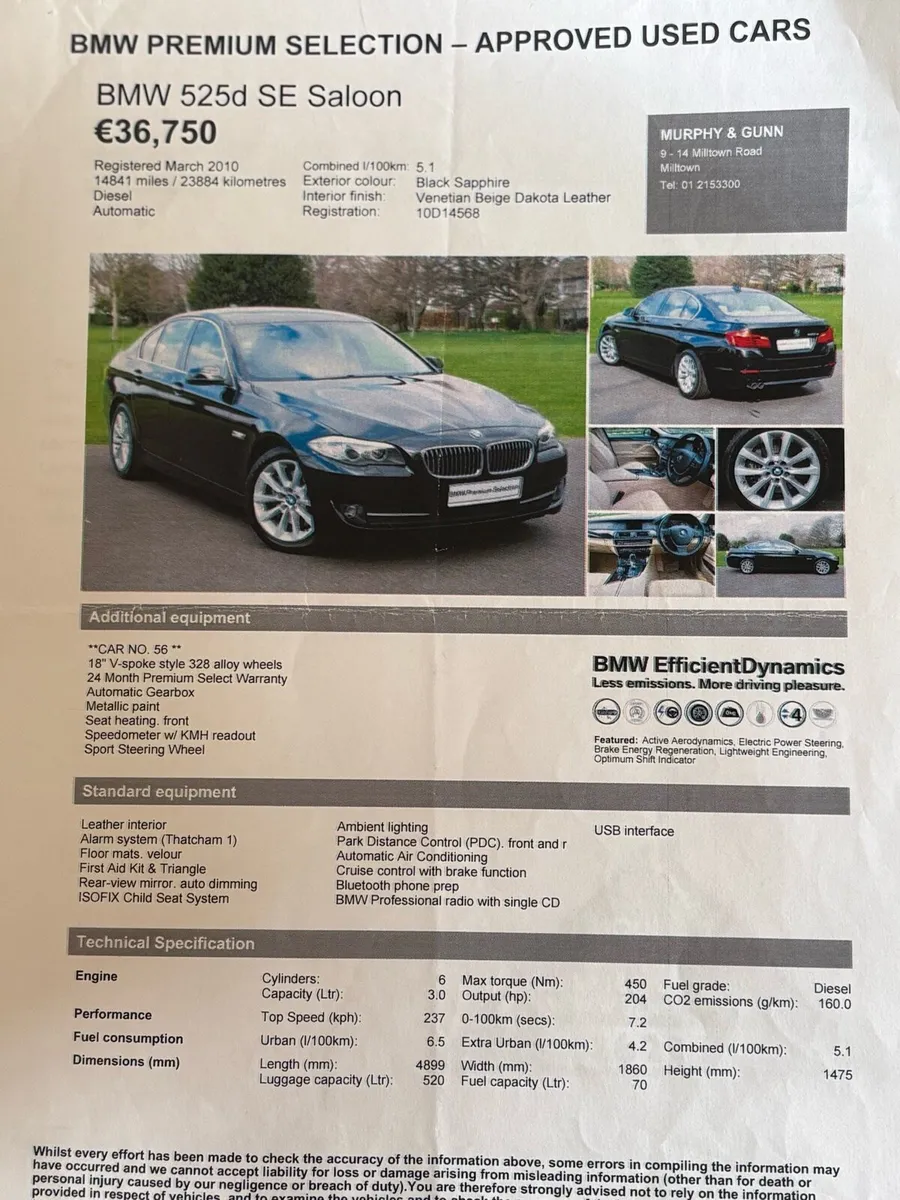 BMW 525 d *low mileage * - Image 1