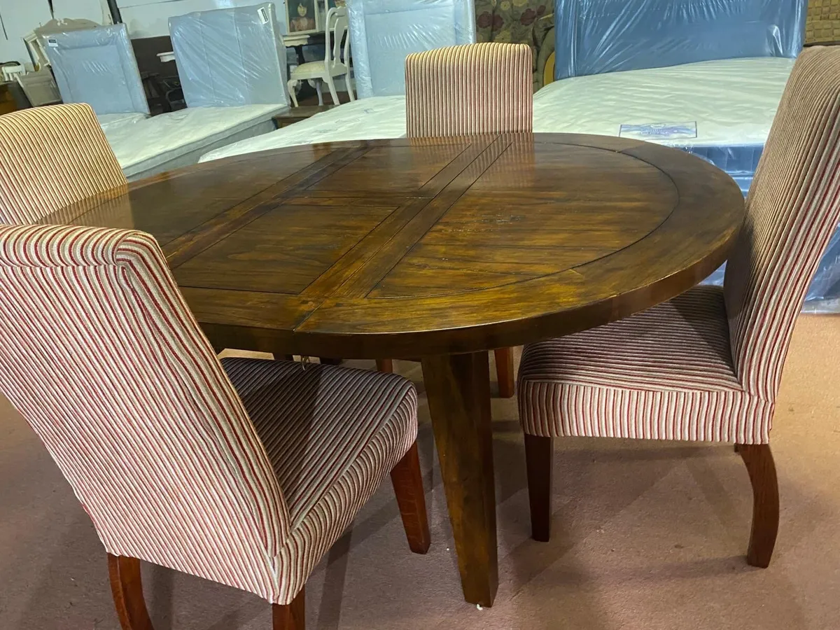 Table & 4 Chairs - Image 1