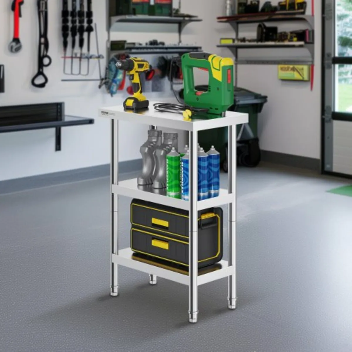 Stainless Steel Food Prep Table Commercial Kitchen - Image 4