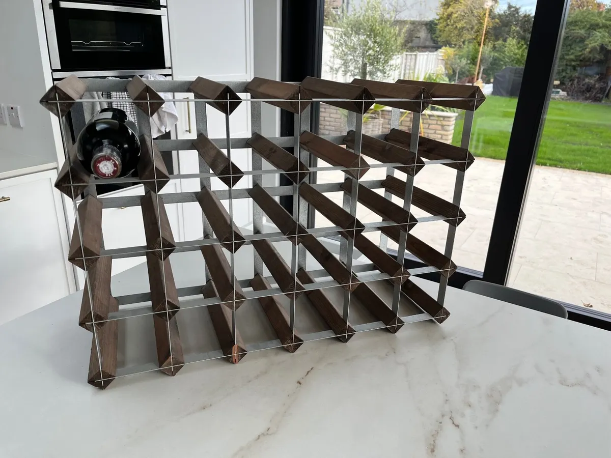 Wooden Wine Rack - 24 Bottle - Image 1