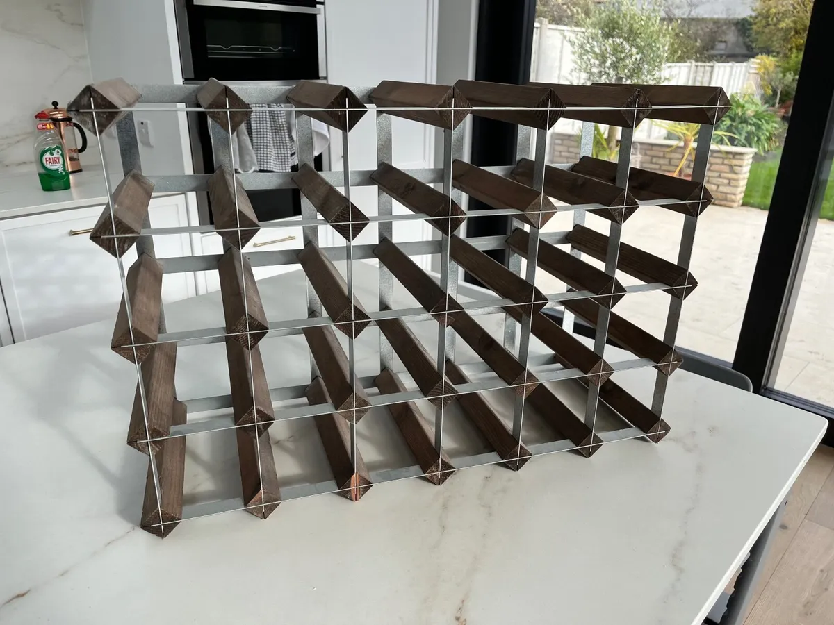 Wooden Wine Rack - 24 Bottle - Image 4