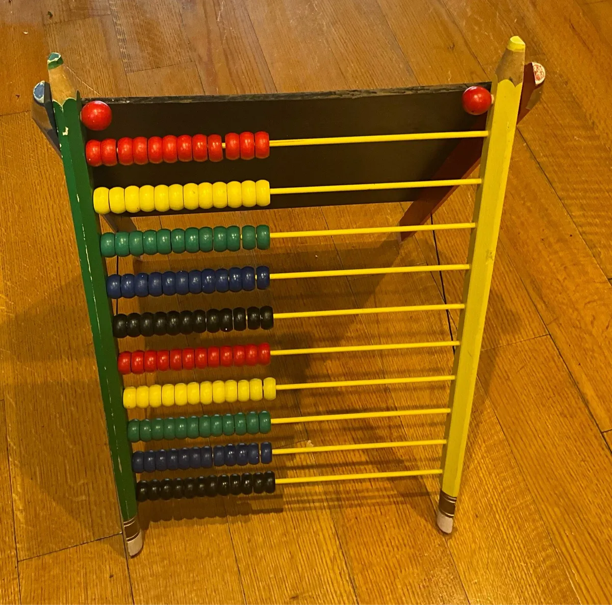 Large Free Standing Childs Abacus with Blackboard - Image 3