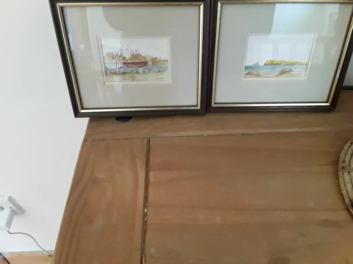 Two small watercolors by Elizabeth Finnegan - Image 1