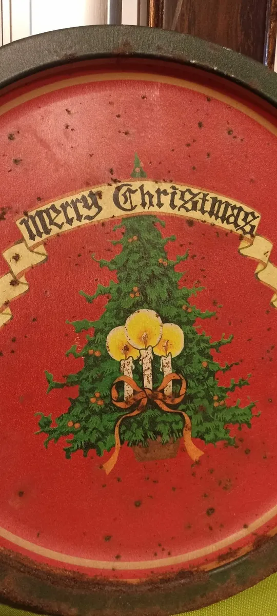 Old Christmas Tray. - Image 1