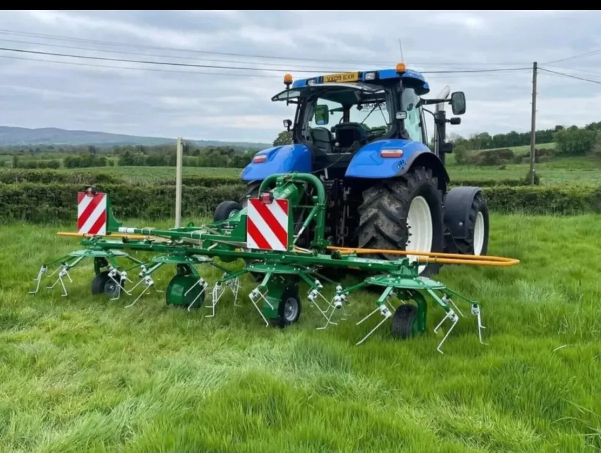 MALONE TEDD-AIR 570 4 ROTOR TEDDER NEW - Image 3