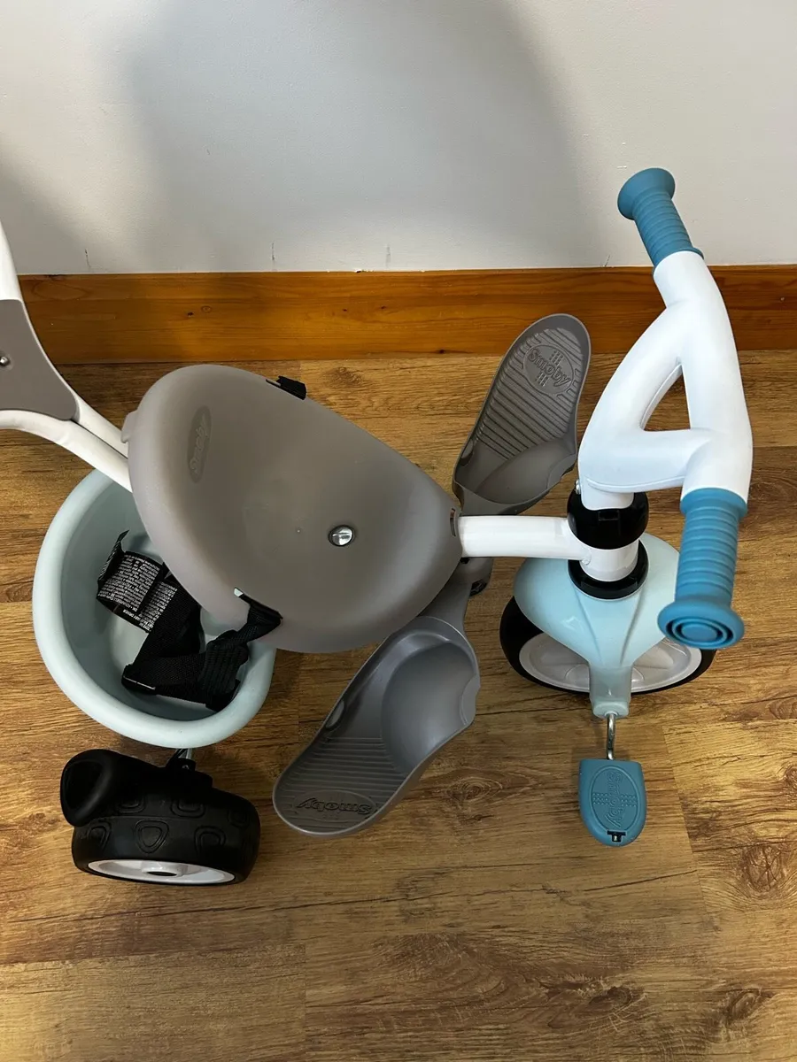Smoby Baby Balade Plus Tricycle Blue - Image 2