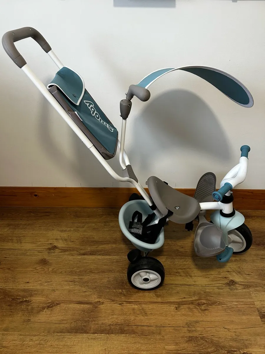Smoby Baby Balade Plus Tricycle Blue - Image 4