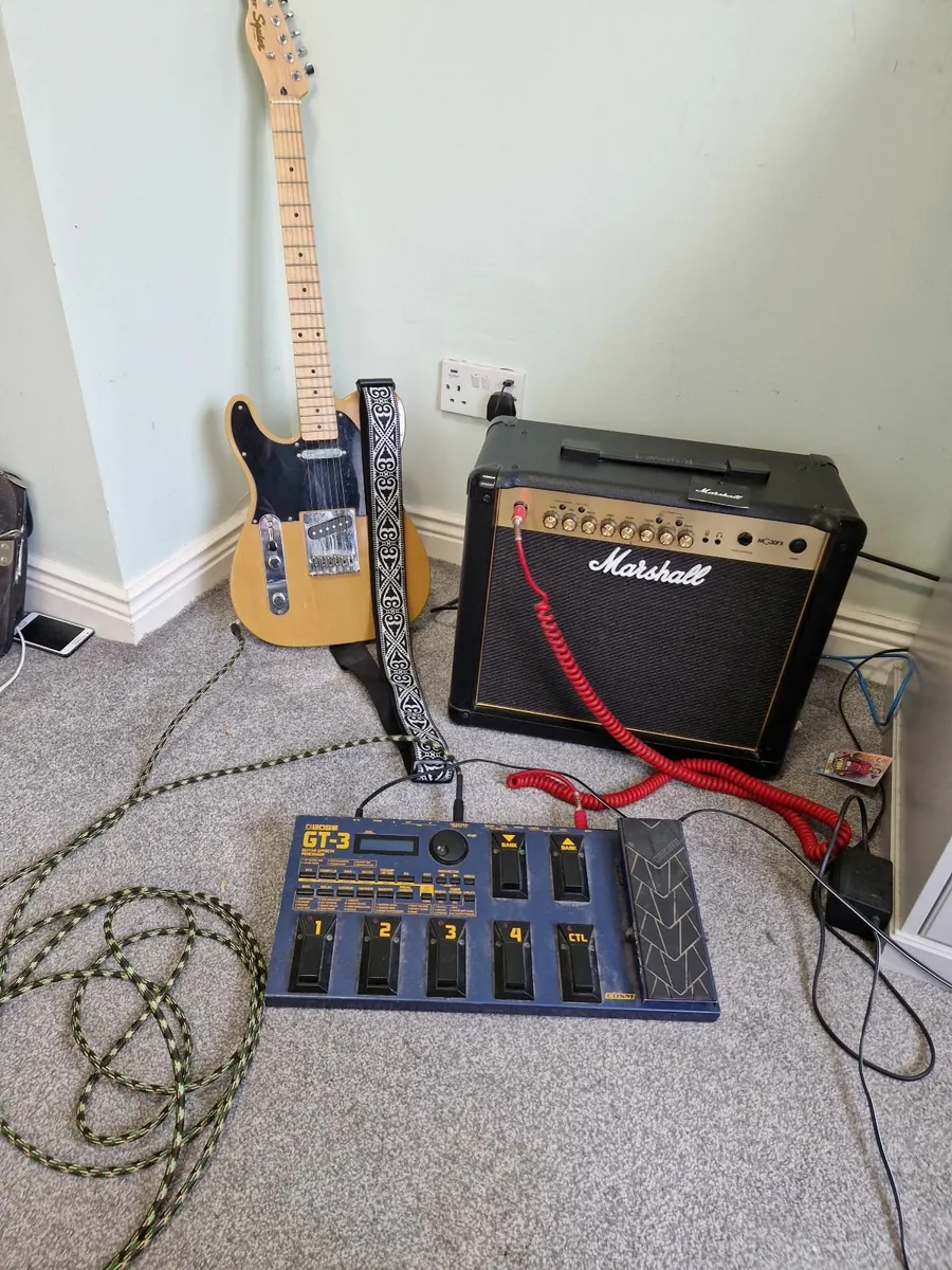 Guitar, Amp & Effects Pedal - Image 1