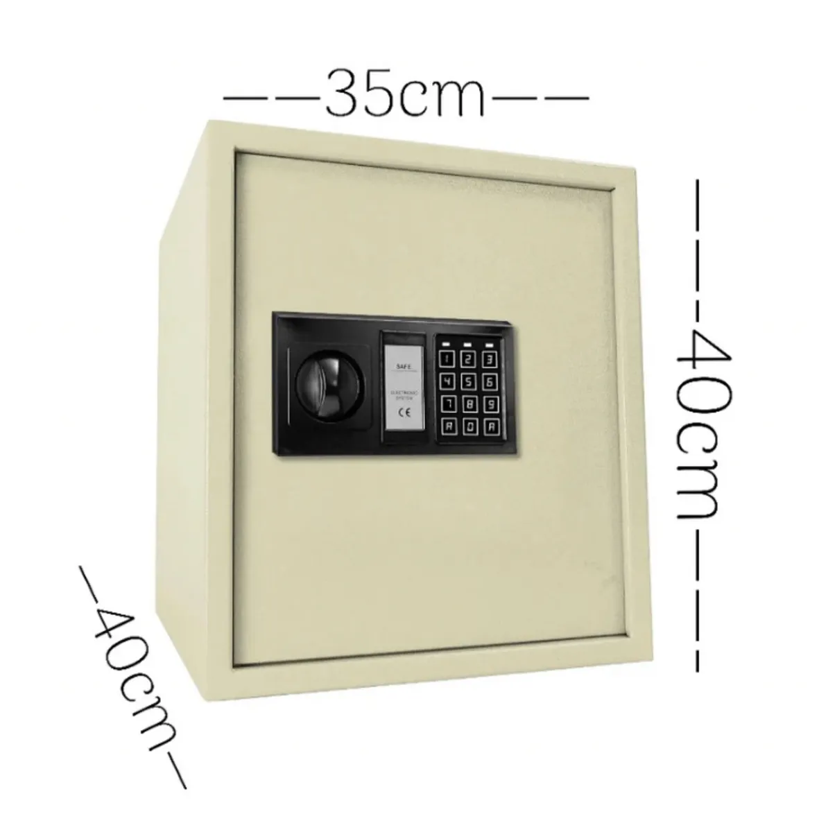 Large 53L Heavy Duty Steel Electronic Safe - Image 3