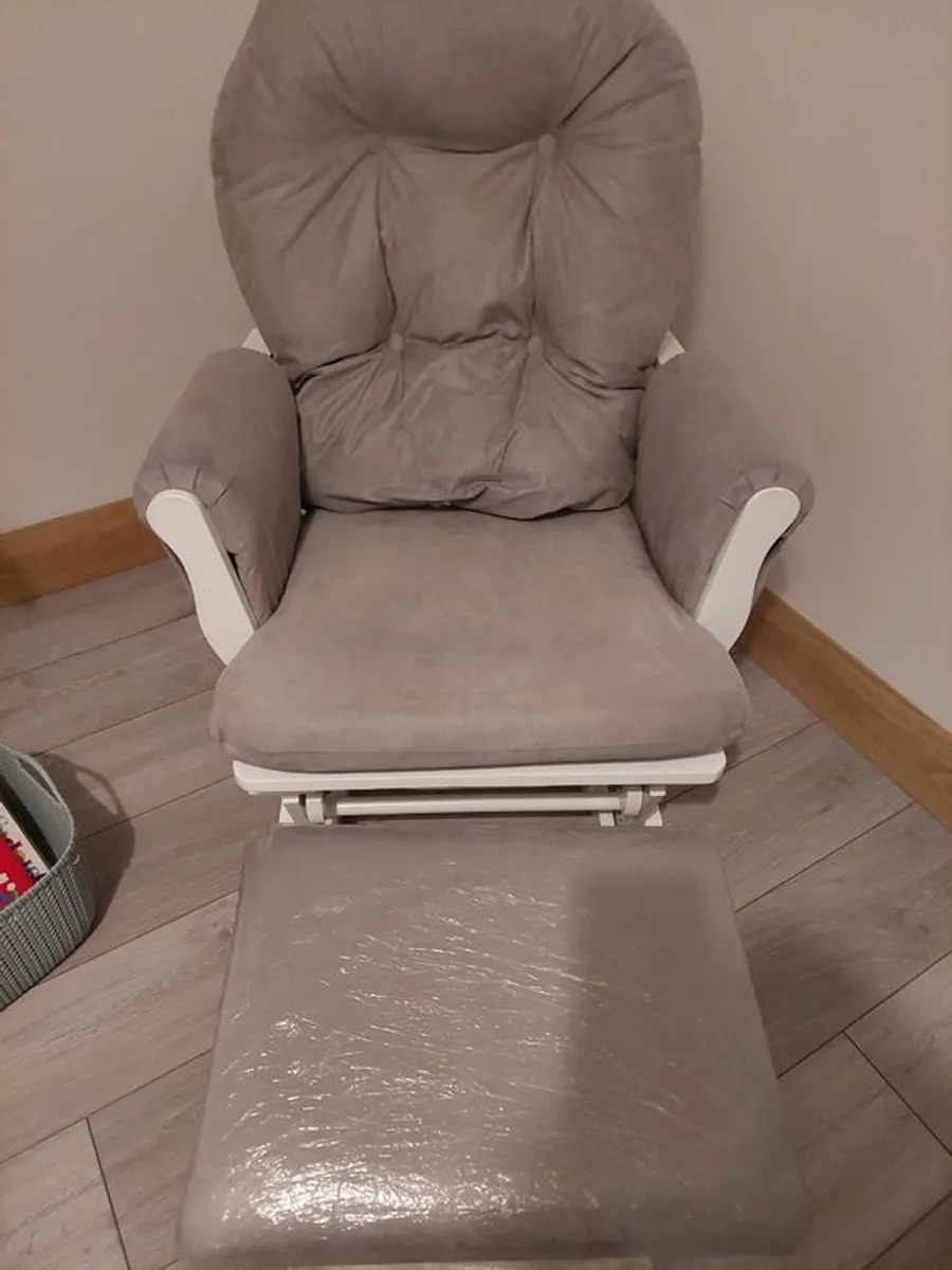 Babylo Nursing Chair & Footstool - Image 1