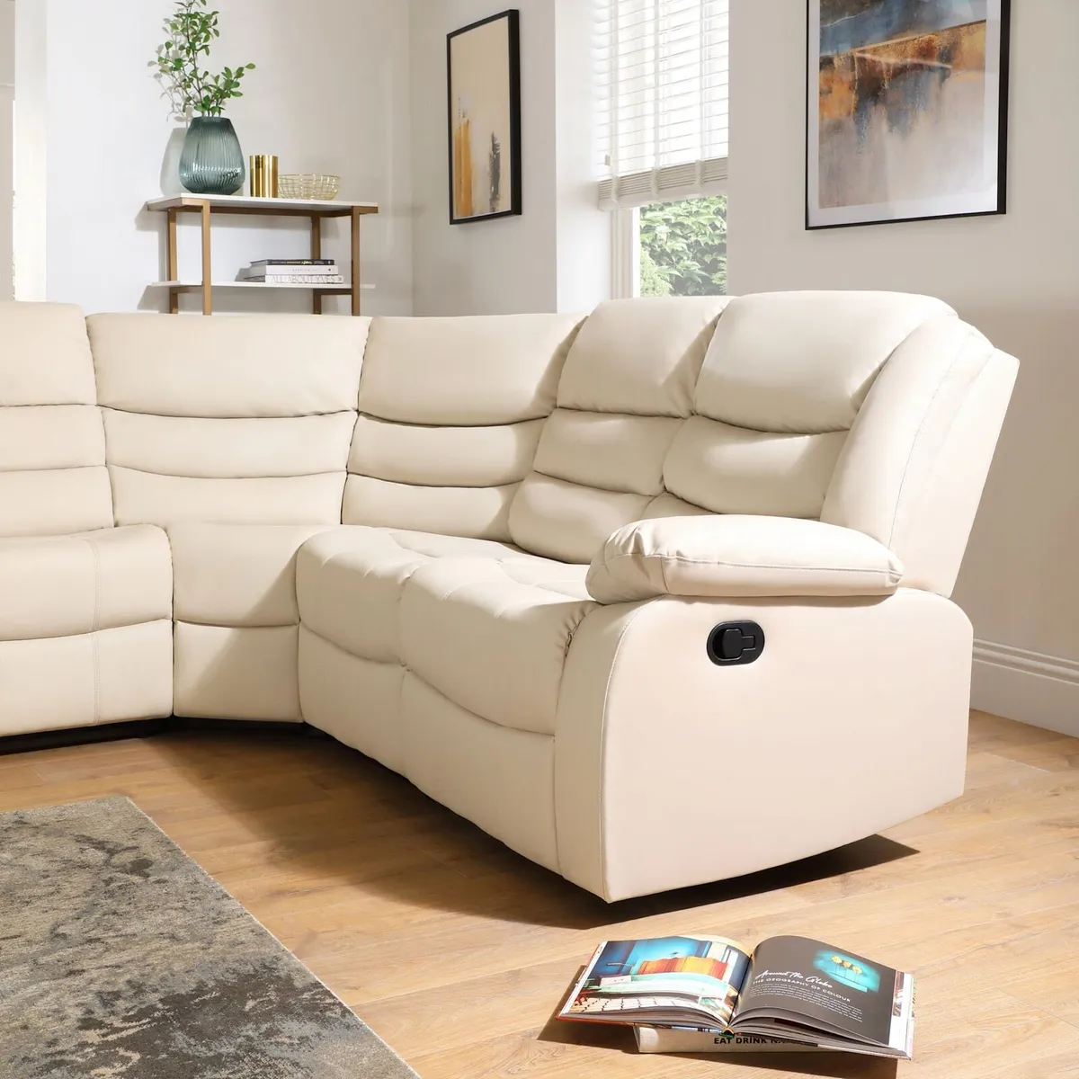 Recliner corner sofa recliner 3+2 seater - Image 3