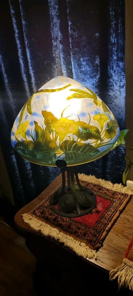 VINTAGE  GALLE MUSHROOM LAMP - Image 2