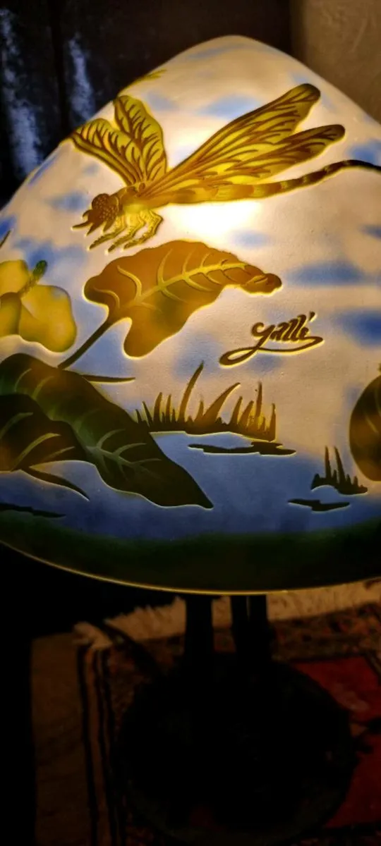 VINTAGE  GALLE MUSHROOM LAMP - Image 4