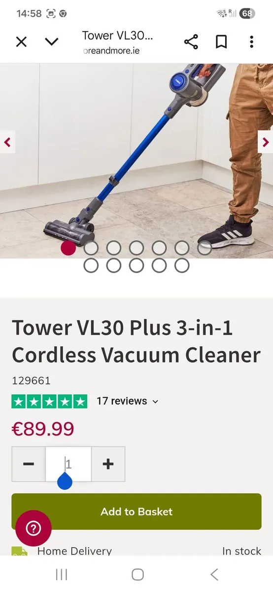 Tower VL30 Cordless vacuum cleaner - Image 4
