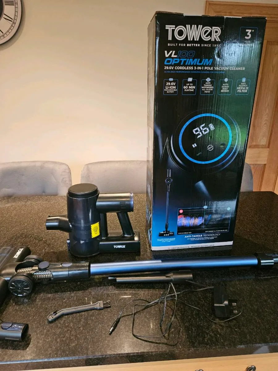 Tower VL100 optimum cordless vacuum cleaner - Image 1