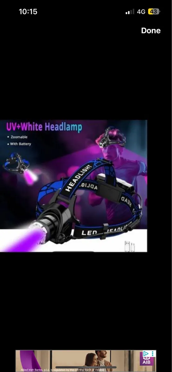 Led Head torch. Tools