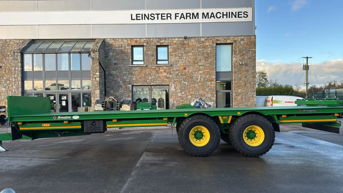 Broughan flatbed trailer - Image 1
