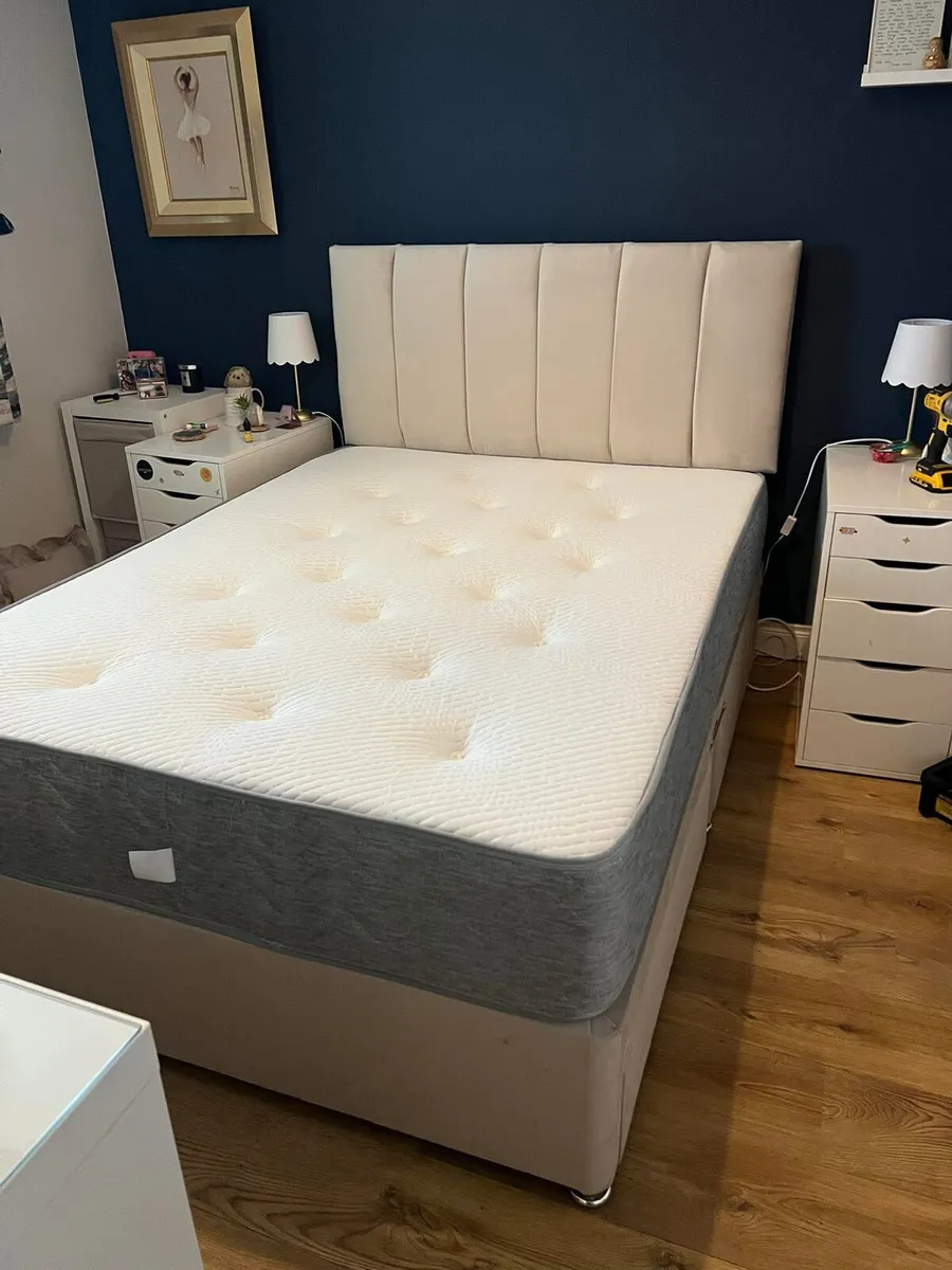 Single/Double/King Size Bed Frame With Mattress - Image 3