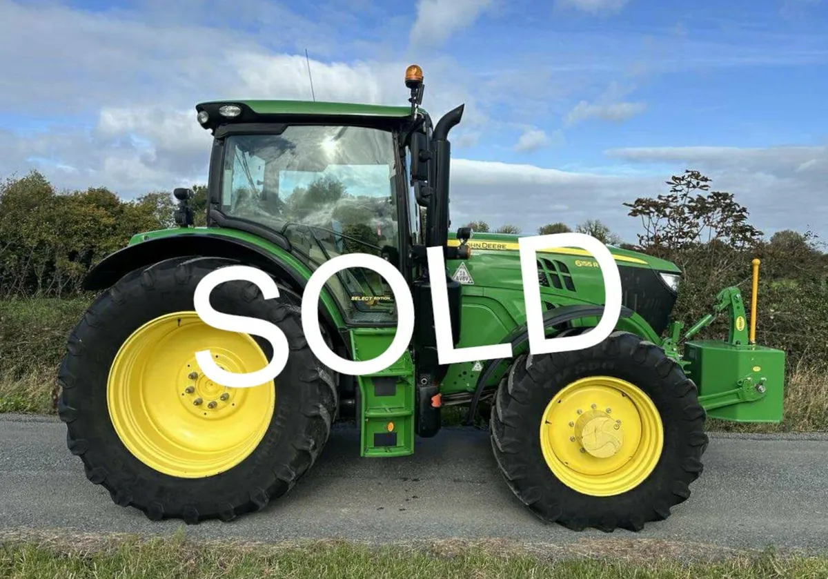 191 JOHN DEERE 6155R **50km/hr AutoQuad** - Image 1