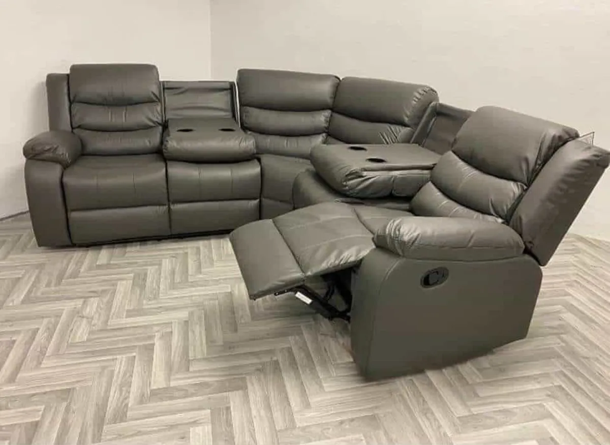 Sorrento Roma Leather Corner Recliner Sofa - Image 3