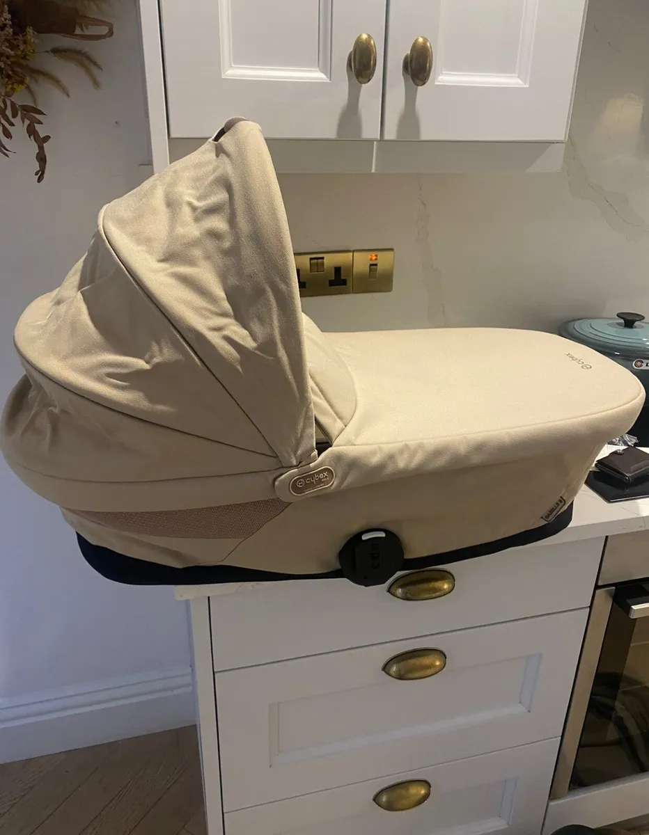 Cybex Gazelle Double stroller, Shade Almond - Image 2