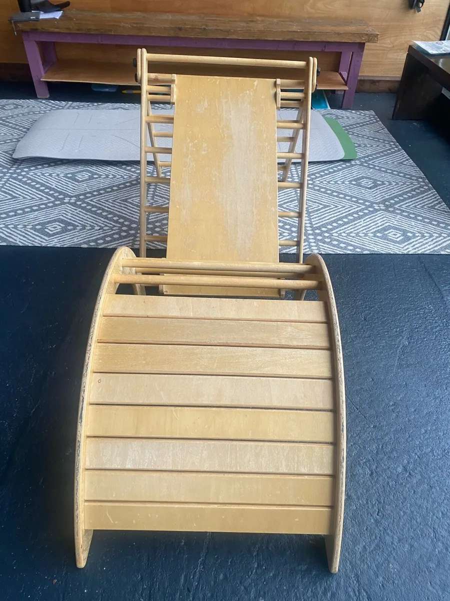 Kids wooden indoor climbing set - Image 2