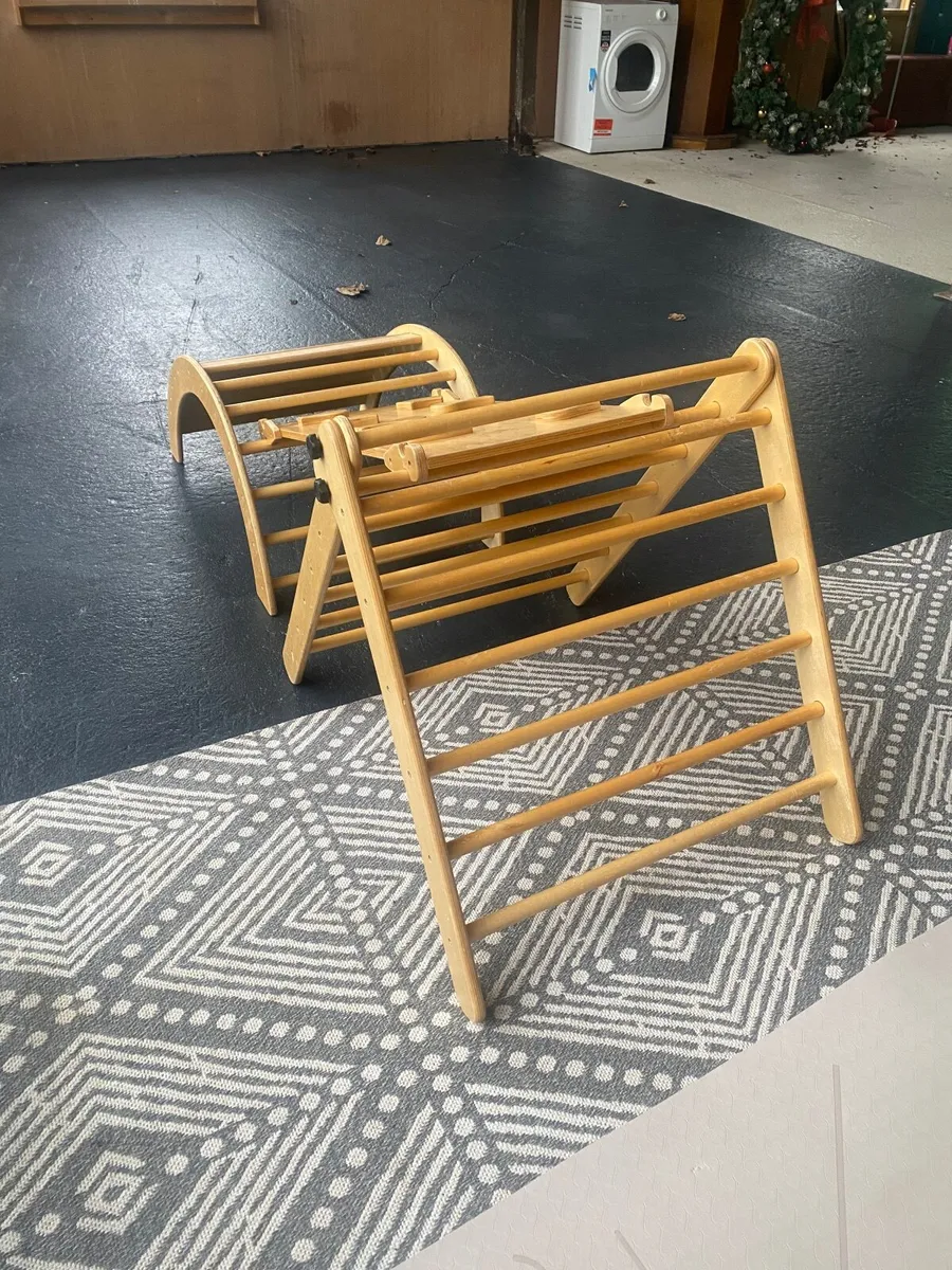 Kids wooden indoor climbing set - Image 4