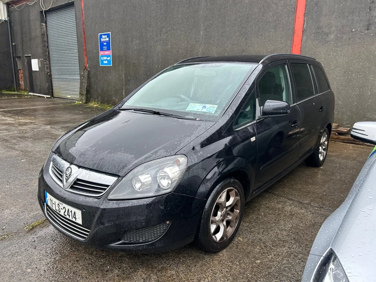 Trade Sale - 2011 Zafira NCT 12/25. 7 seater - Image 1